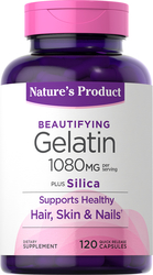 Gelatin Plus Silica 1,080 mg (per serving), 120 Capsules