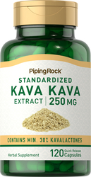 Kava Extrato normalizado 120 Cápsulas de Rápida Absorção