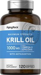 Huile de Krill 120 Capsules molles à libération rapide