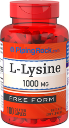 L-lisina (forma livre) 100 Comprimidos oblongos revestidos