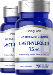 Comprimidos L-Methifolato 1000 mcg 90 Cápsulas de Rápida Absorção