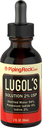 Buy Lugol's Iodine (2%) Solution 2 fl oz (59 ml) Dropper Bottle