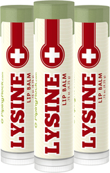 Lysine Lip Balm 3 Pack (3 Tubes x 0.15 oz)