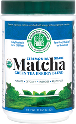 Matcha Green Tea Energy Blend Powder (Organic), 11 oz