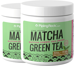 Green Tea Matcha Powder 2 Jars x 4 oz (113 grams) Jar