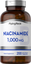 Niacinamide B-3, 1000 mg, 200 Quick Release Capsules