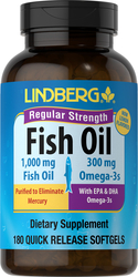 Omega-3 Fish Oil Regular Strength (Lemon), 180 Sg