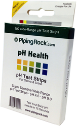 Tiras de teste de PH para a saliva e urina 100 Tiras de teste
