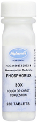 Phosphorus 30X Homeopathic Cough, Chest Congestion 250 Tablets