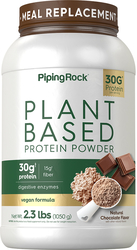 Plant Based Protein Powder Natural Chocolate Flavor, 2.3 lbs Bottle