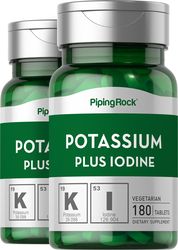 Potassium Iodine Tablets | Benefits | PipingRock Health Products