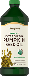 Buy Organic Pumpkin Seed Oil 16 fl oz (473 mL)