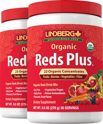 Reds Plus Organic Powder, 9.5 oz (270 g) x 2 Bottles