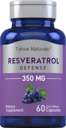 Resveratrol 350 mg Supplement 60 Capsules