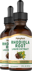 Extrato de Rhodiola Líquido, sem álcool 2 fl oz (59 mL) Frasco conta-gotas