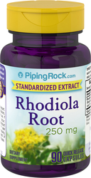 Rhodiola Rosea 250mg Standardized Extract 90 Capsules