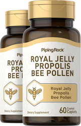 Geleia real, própolis e pólen de abelha 60 Comprimidos oblongos revestidos