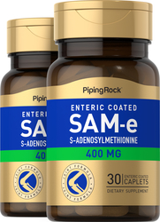 SAM-e 400 mg 30 Enteric Coated Caplets x 2 Bottles