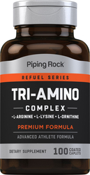 Tri Amino L-Arginine L-Ornithine L-Lysine 100 Coated Caplets