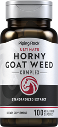 Piping Rock Horny Goat Weed Extract 100 Capsules