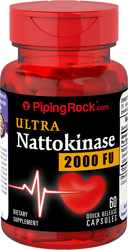 Nattokinase 2000 FU 100 mg 60 Supplement Capsules
