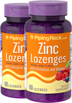 Pastilhas de zinco com equinácea e vitamina C (sabor a bagas natural) 60 Pastilhas